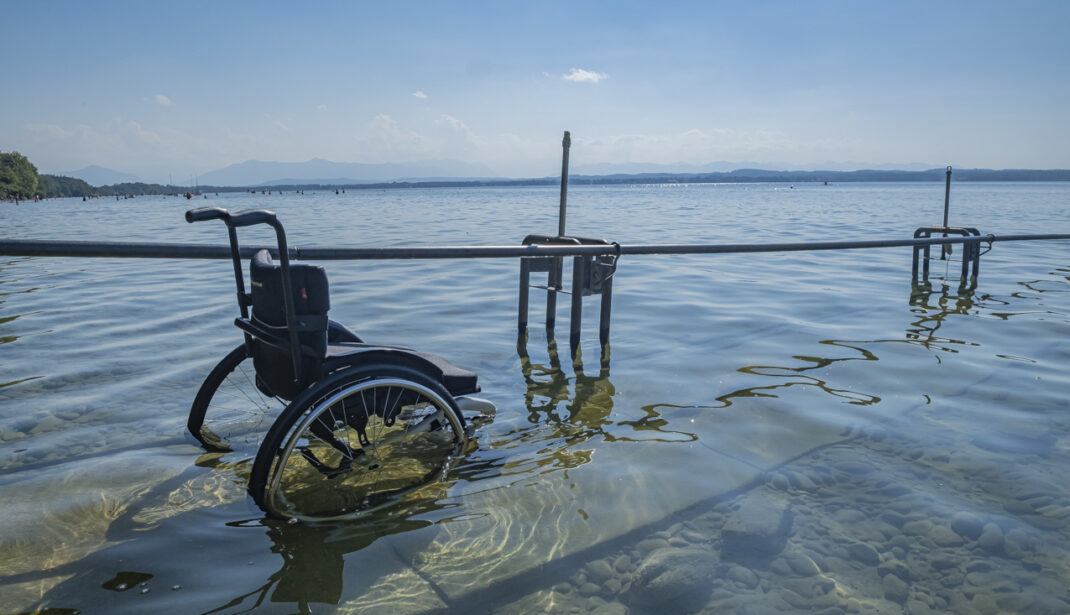 Wheelchair access to Lake Starnberg
