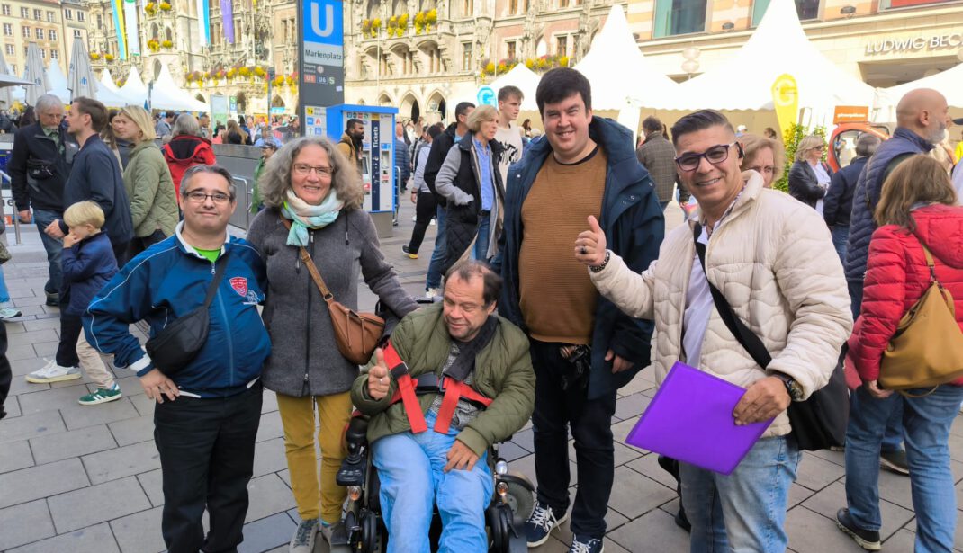 Accessible sightseeing for wheelchair user in Munich