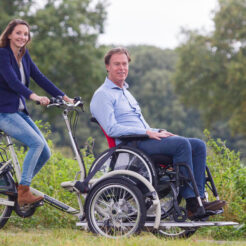 Sightseeing with a Van Raam Wheelchair-Rickshaw in Munich